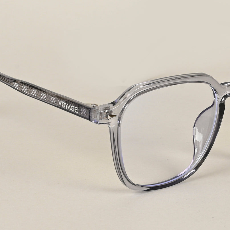 Voyage Air Light Grey Square Eyeglasses for Men & Women - MG4589-C2