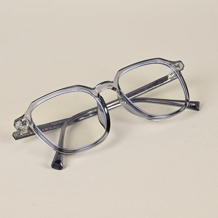 Voyage Air Light Grey Square Eyeglasses for Men & Women - MG4589-C2
