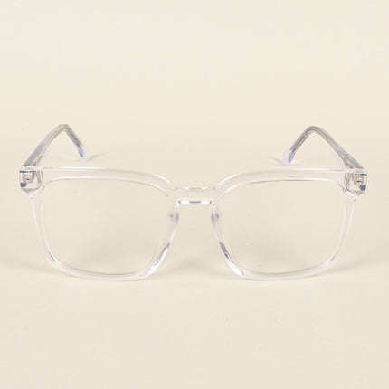 Voyage Transparent Square Eyeglasses for Men & Women - MG4898-C3