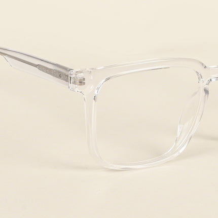 Voyage Transparent Square Eyeglasses for Men & Women - MG4898-C3