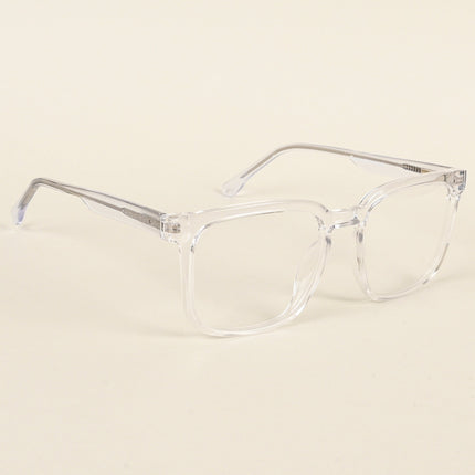 Voyage Transparent Square Eyeglasses for Men & Women - MG4898-C3