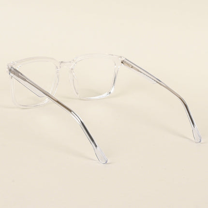 Voyage Transparent Square Eyeglasses for Men & Women - MG4898-C3