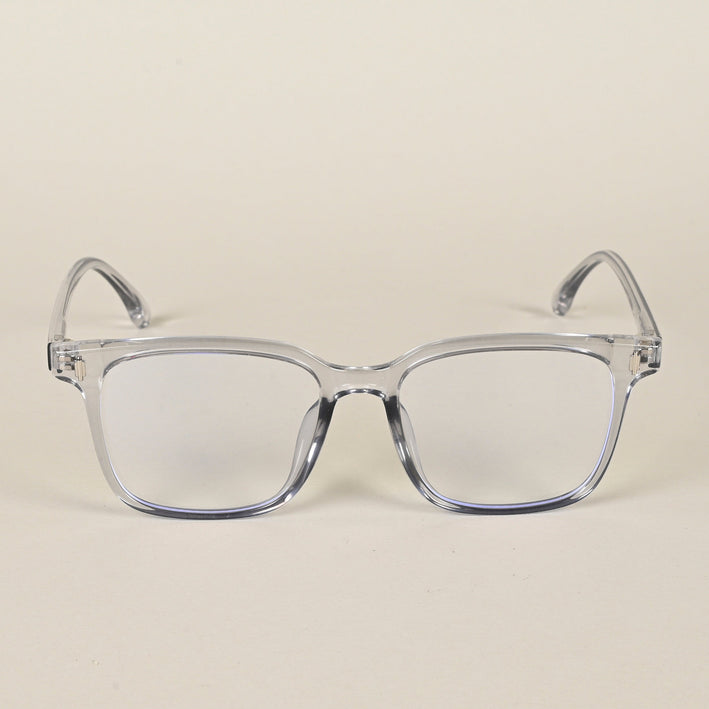 Voyage Air Transparent Square Eyeglasses for Men & Women - MG4595-C3