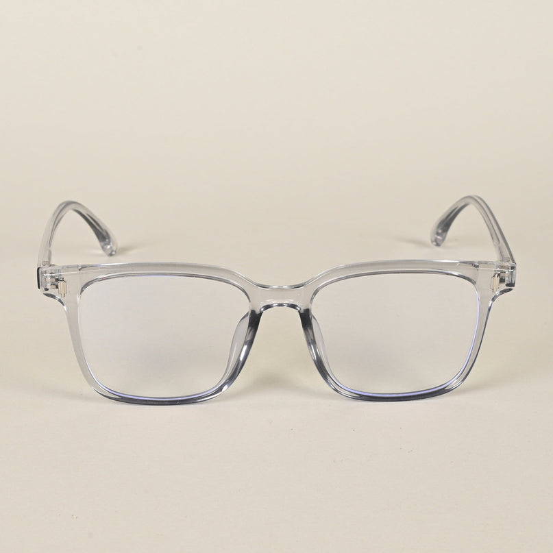 Voyage Air Transparent Square Eyeglasses for Men & Women - MG4595-C3