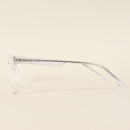 Voyage Transparent Square Eyeglasses for Men & Women - MG4898-C3