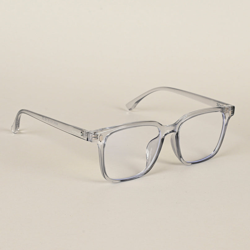Voyage Air Transparent Square Eyeglasses for Men & Women - MG4595-C3