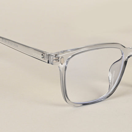 Voyage Air Transparent Square Eyeglasses for Men & Women - MG4595-C3