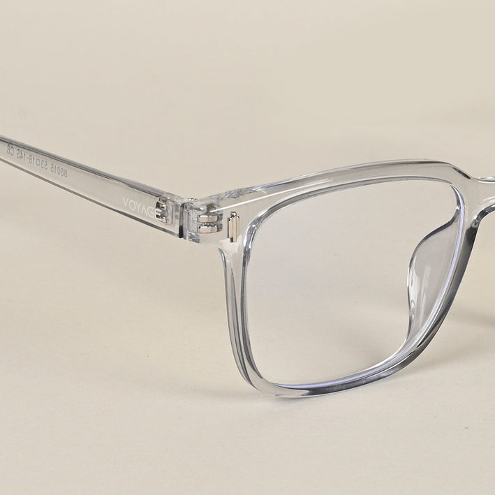 Voyage Air Transparent Square Eyeglasses for Men & Women - MG4595-C3