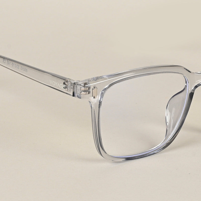 Voyage Air Transparent Square Eyeglasses for Men & Women - MG4595-C3