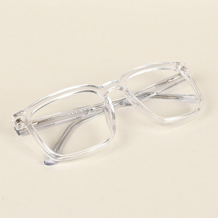 Voyage Transparent Square Eyeglasses for Men & Women - MG4898-C3