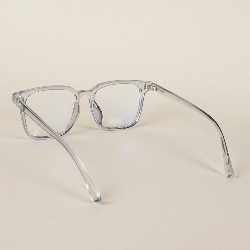 Voyage Air Transparent Square Eyeglasses for Men & Women - MG4595-C3