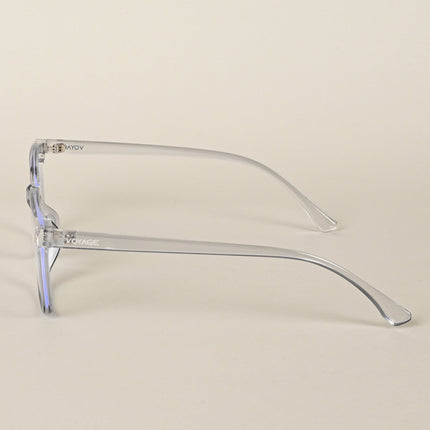 Voyage Air Transparent Square Eyeglasses for Men & Women - MG4595-C3