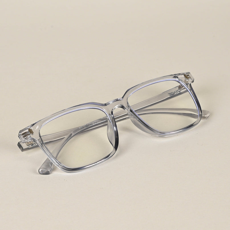 Voyage Air Transparent Square Eyeglasses for Men & Women - MG4595-C3