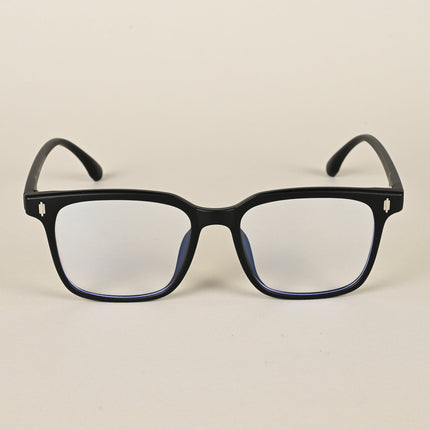 Voyage Air Matt Black Square Eyeglasses for Men & Women - MG4594-C2