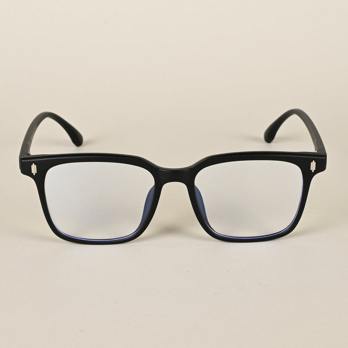 Voyage Air Matt Black Square Eyeglasses for Men & Women - MG4594-C2