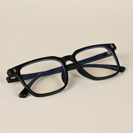 Voyage Air Matt Black Square Eyeglasses for Men & Women - MG4594-C2