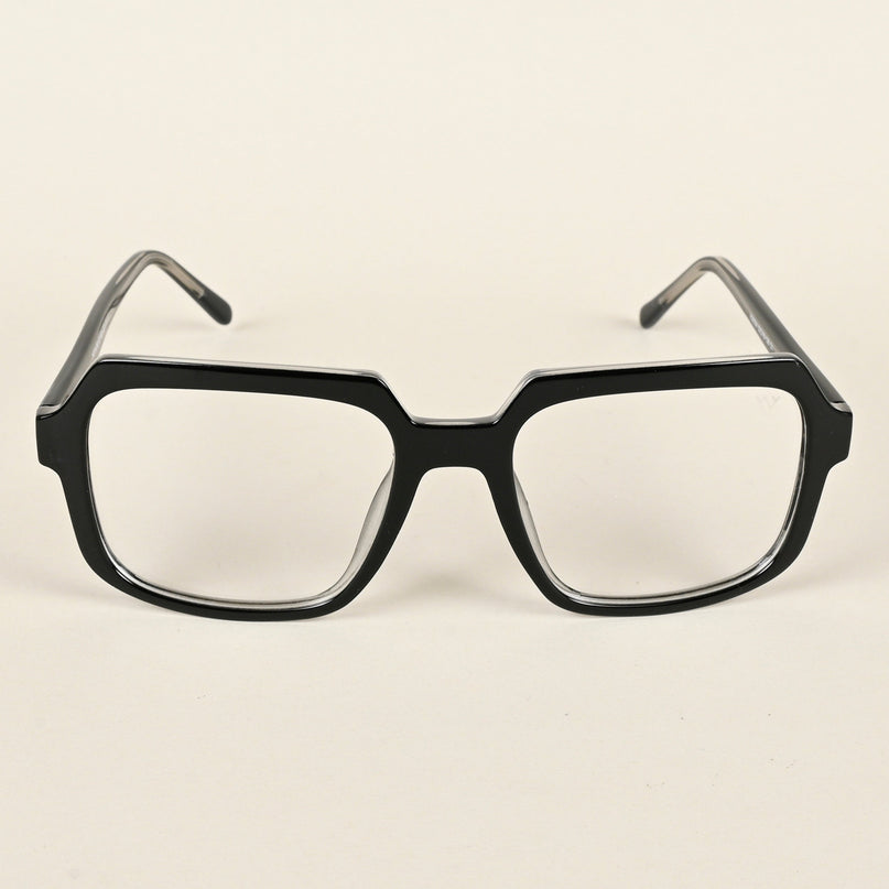 Voyage Shine Black Square Eyeglasses for Men & Women - MG4901-C1