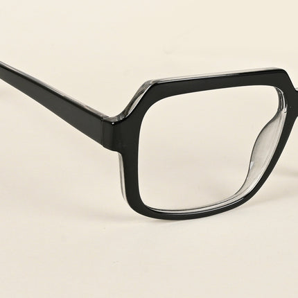 Voyage Shine Black Square Eyeglasses for Men & Women - MG4901-C1
