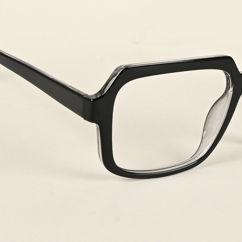 Voyage Shine Black Square Eyeglasses for Men & Women - MG4901-C1