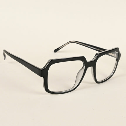 Voyage Shine Black Square Eyeglasses for Men & Women - MG4901-C1