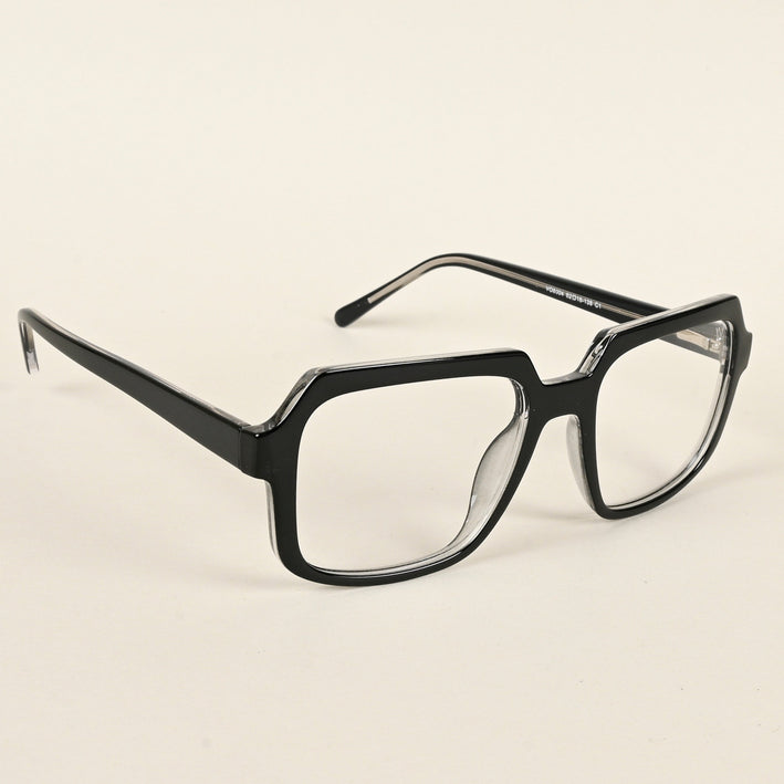 Voyage Shine Black Square Eyeglasses for Men & Women - MG4901-C1