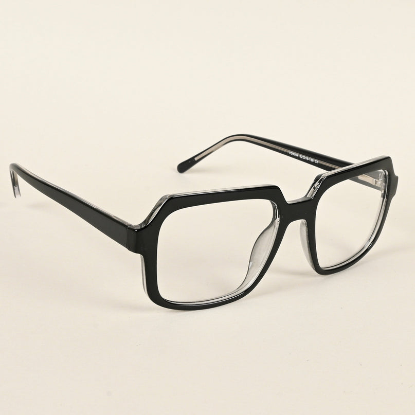 Voyage Shine Black Square Eyeglasses for Men & Women - MG4901-C1