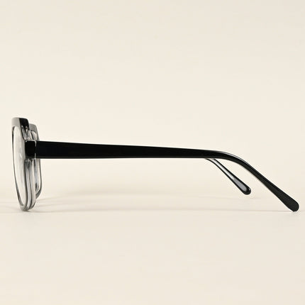 Voyage Shine Black Square Eyeglasses for Men & Women - MG4901-C1