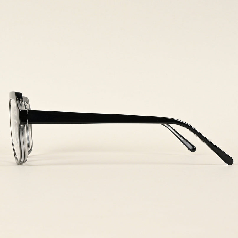 Voyage Shine Black Square Eyeglasses for Men & Women - MG4901-C1