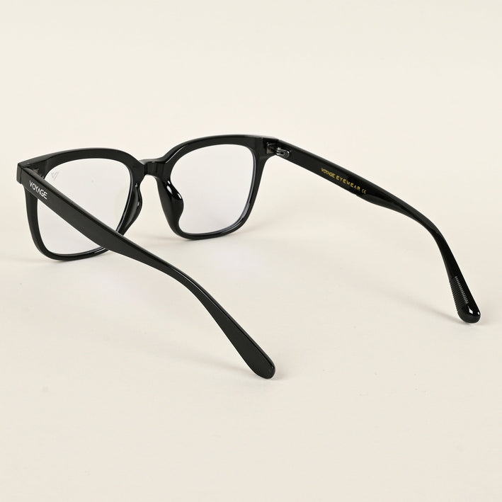 Voyage Air Shine Black Square Eyeglasses for Men & Women - MG4849-C1