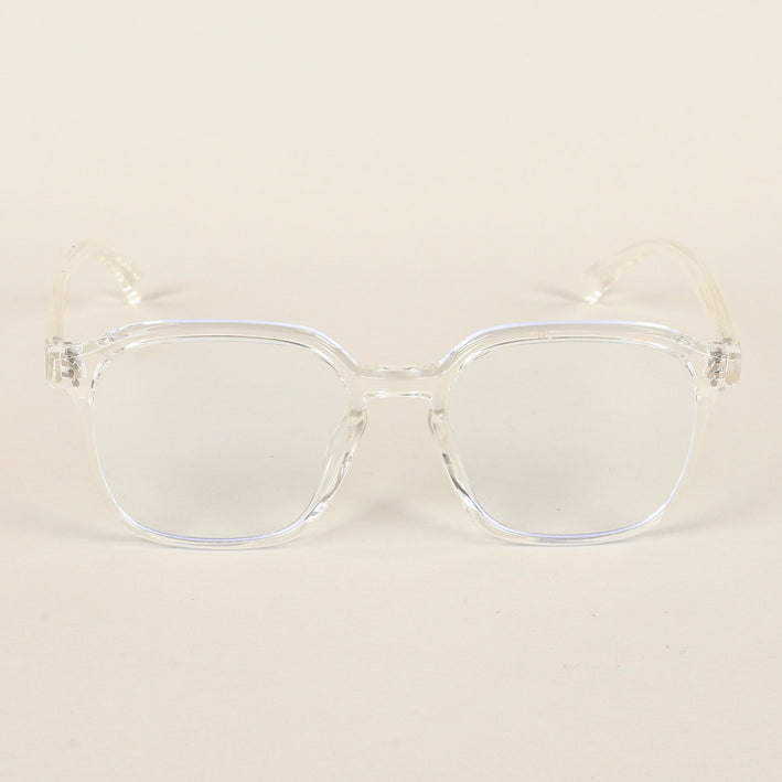 Voyage Air Transparent Square Eyeglasses for Men & Women - MG4869-C4