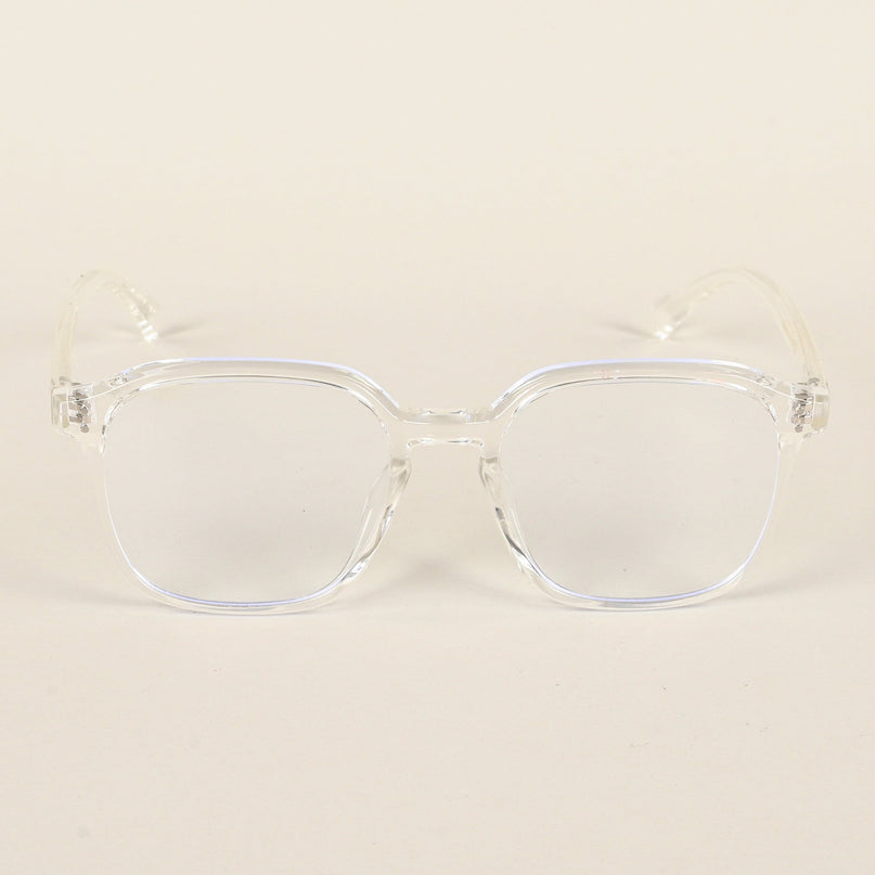 Voyage Air Transparent Square Eyeglasses for Men & Women - MG4869-C4