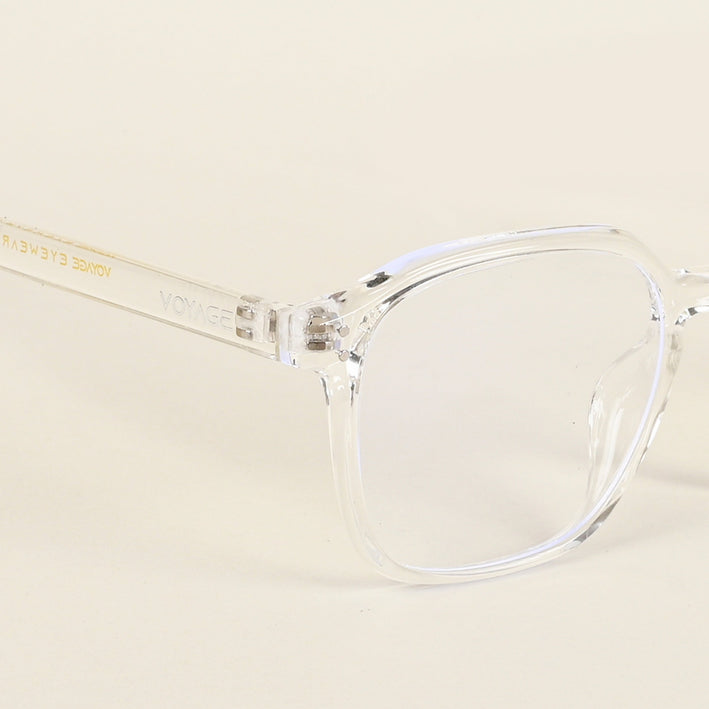 Voyage Air Transparent Square Eyeglasses for Men & Women - MG4869-C4
