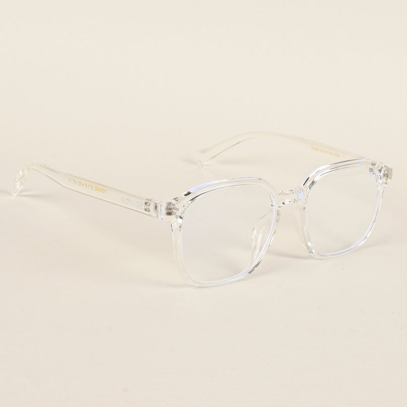 Voyage Air Transparent Square Eyeglasses for Men & Women - MG4869-C4
