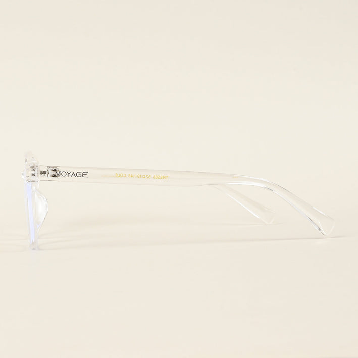 Voyage Air Transparent Square Eyeglasses for Men & Women - MG4869-C4