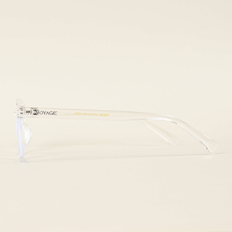 Voyage Air Transparent Square Eyeglasses for Men & Women - MG4869-C4
