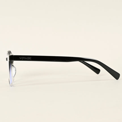 Voyage Air Black & Transparent Square Eyeglasses for Men & Women - MG4870-C5