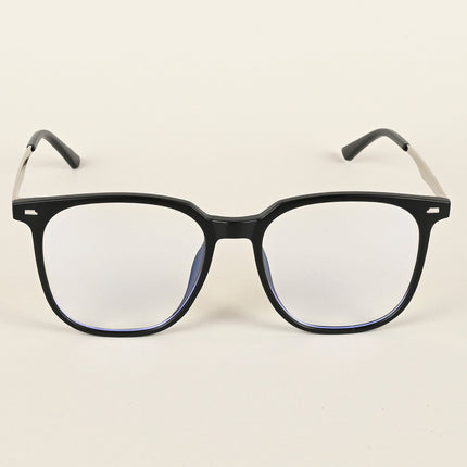 Voyage Matt Black Square Eyeglasses for Men & Women - MG4841-C2