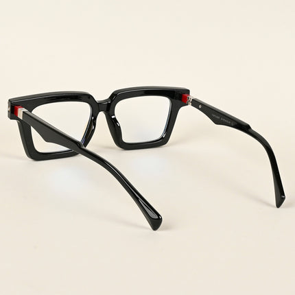 Voyage Goat Shine Black Square Eyeglasses for Men & Women - MG4878-C2