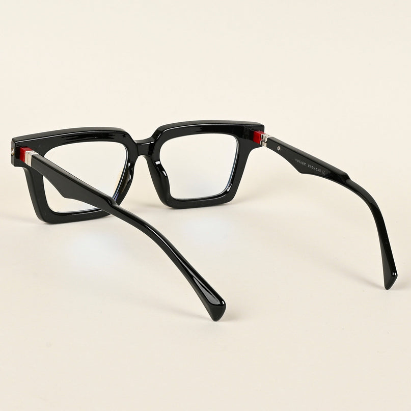 Voyage Goat Shine Black Square Eyeglasses for Men & Women - MG4878-C2