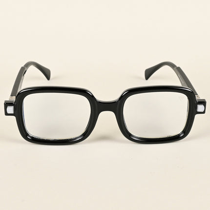 Voyage Goat Shine Black Square Eyeglasses for Men & Women - MG4881-C1