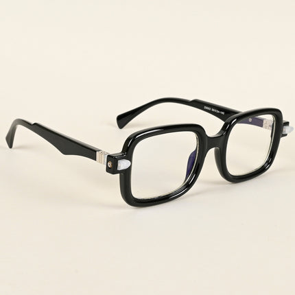 Voyage Goat Shine Black Square Eyeglasses for Men & Women - MG4881-C1