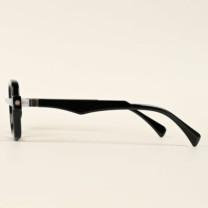 Voyage Goat Shine Black Square Eyeglasses for Men & Women - MG4881-C1