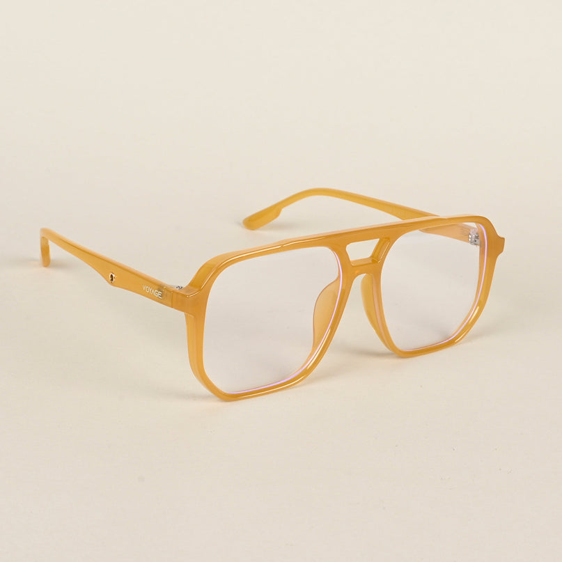 Voyage Maverick Orange Wayfarer Eyeglasses for Men & Women - MG5006-C4