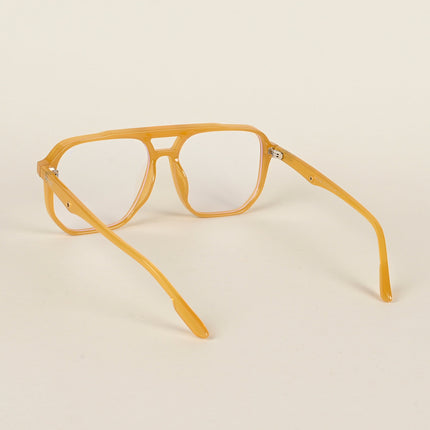Voyage Maverick Orange Wayfarer Eyeglasses for Men & Women - MG5006-C4