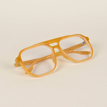 Voyage Maverick Orange Wayfarer Eyeglasses for Men & Women - MG5006-C4