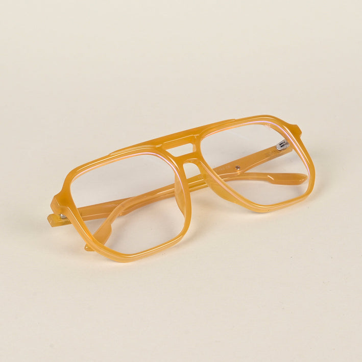 Voyage Maverick Orange Wayfarer Eyeglasses for Men & Women - MG5006-C4