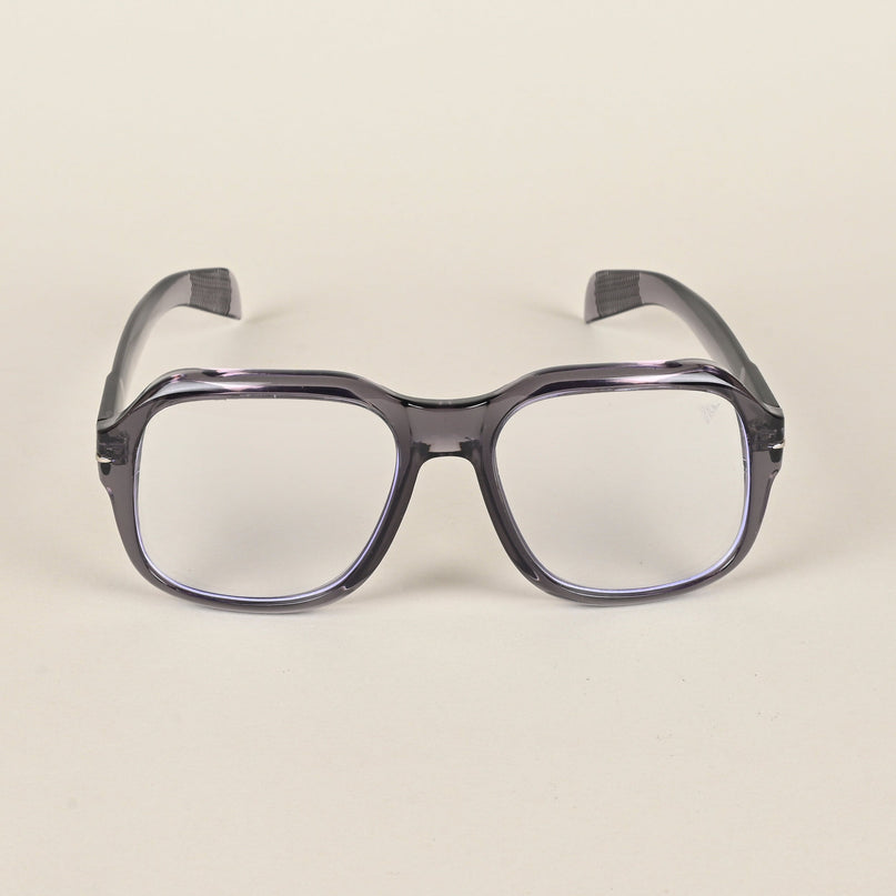 Voyage Transparent Light purple Square Eyeglasses for Men & Women - MG4995-C4