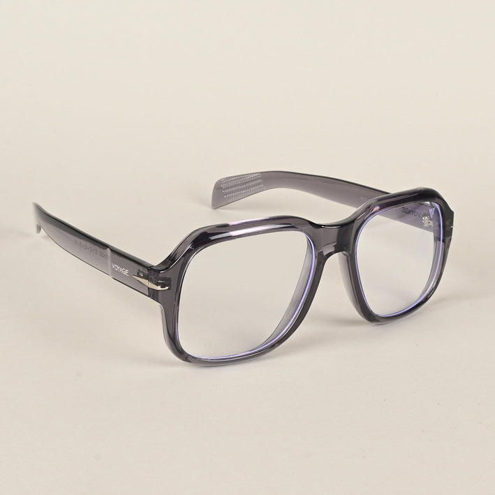 Voyage Transparent Light purple Square Eyeglasses for Men & Women - MG4995-C4