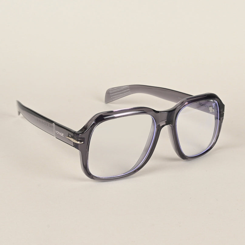 Voyage Transparent Light purple Square Eyeglasses for Men & Women - MG4995-C4