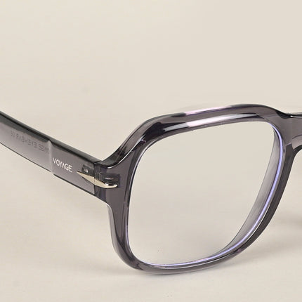 Voyage Transparent Light purple Square Eyeglasses for Men & Women - MG4995-C4